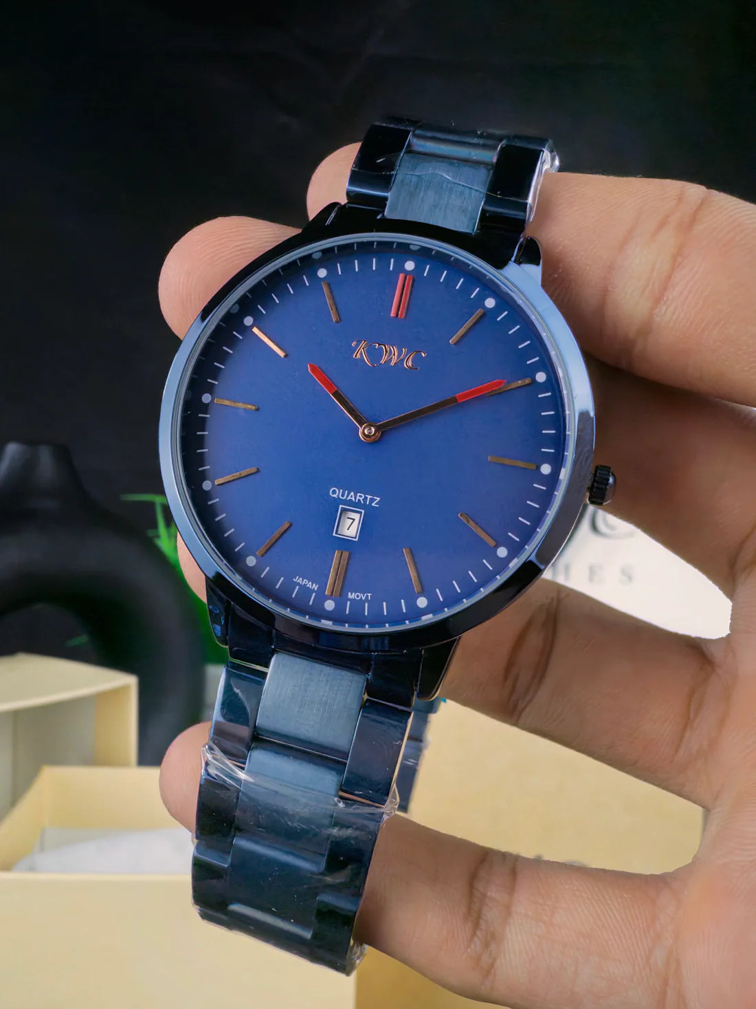 KWC K-102-ALL STEEL | BLUE CHAIN GOLDEN CASE