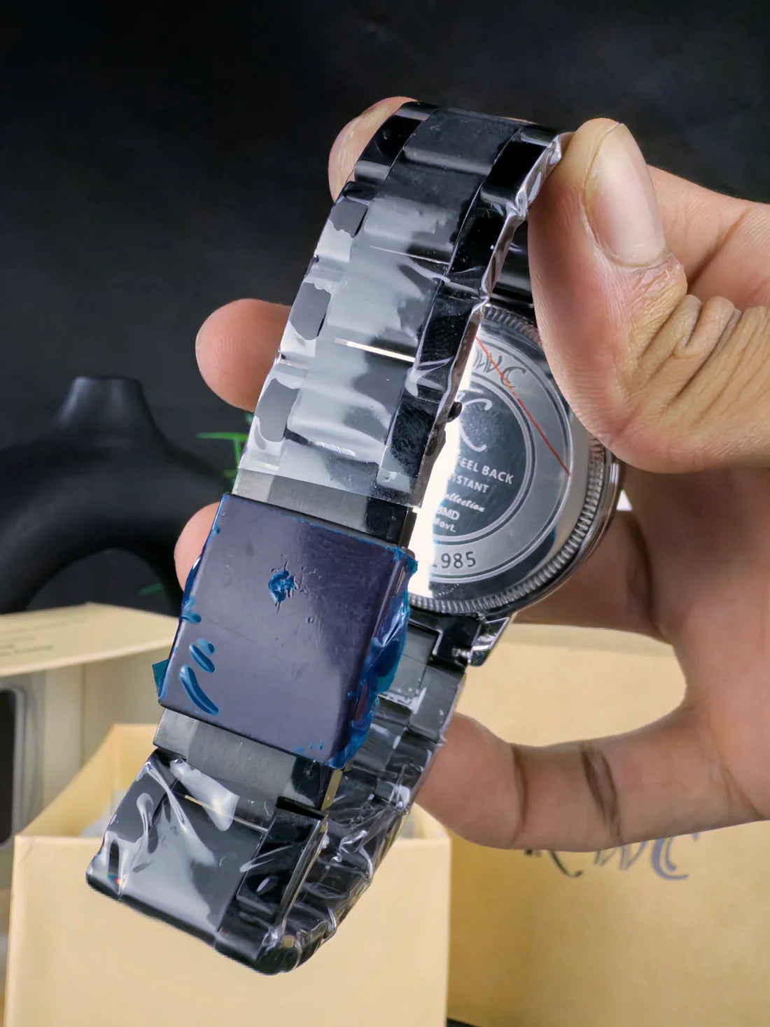 KWC K-102-ALL STEEL | BLUE CHAIN GOLDEN CASE