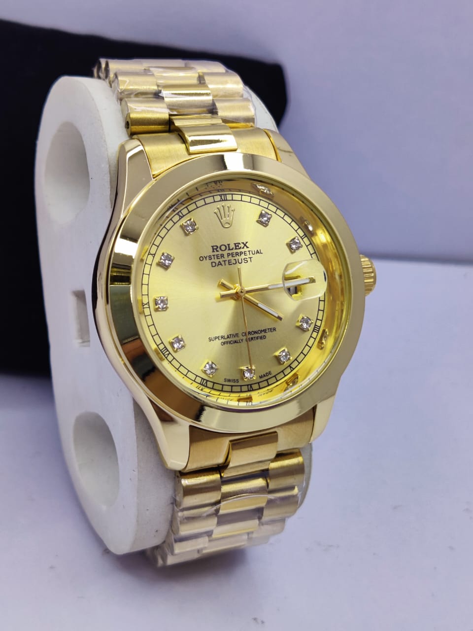 ROLEX Gold Men's Watch with Date