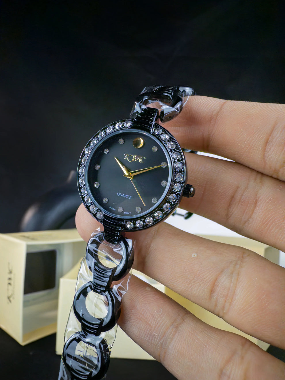 KWC K-180L | BLACK DIAL BLACK CASE