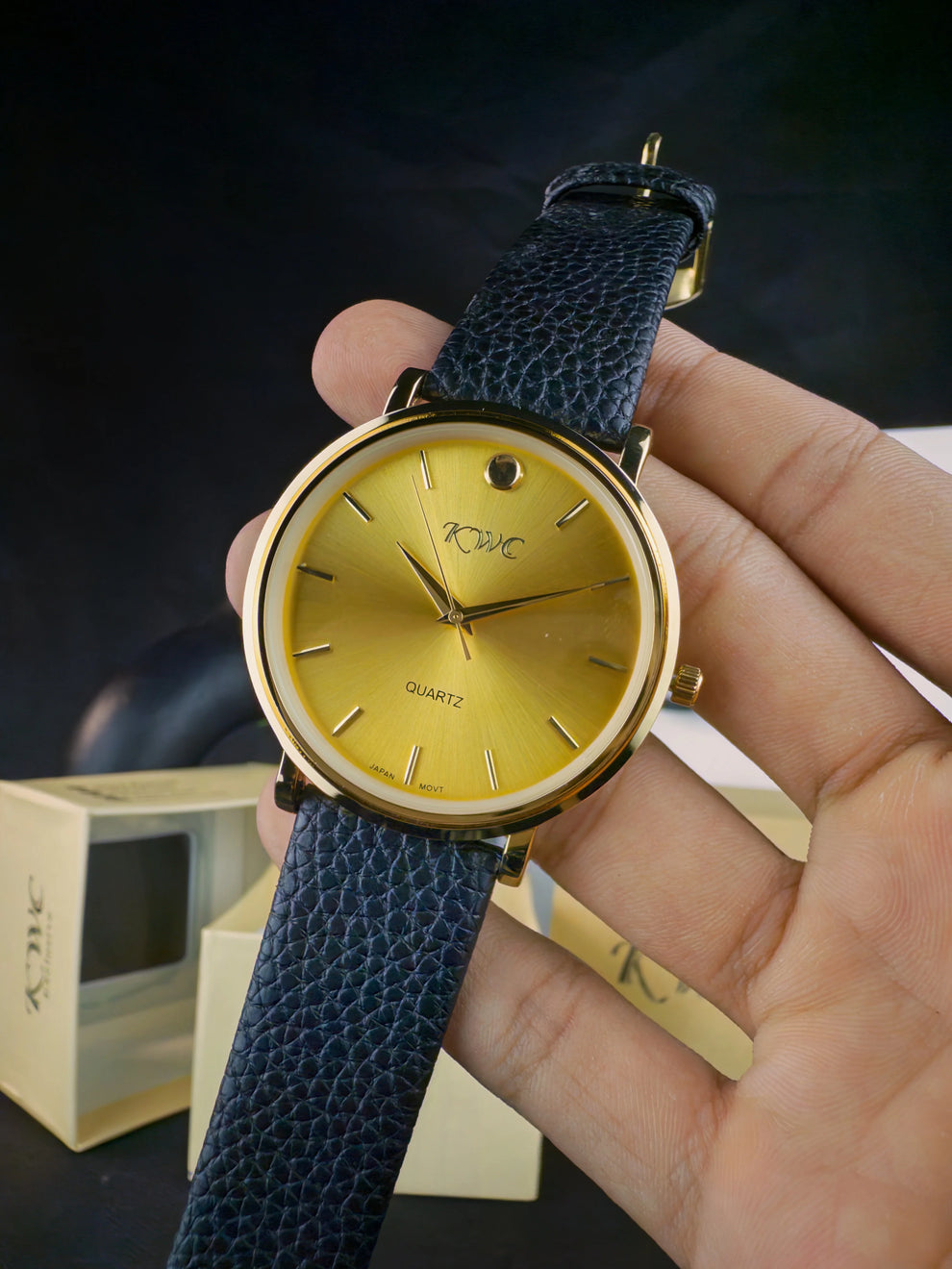 KWC K-2383M | GOLDEN CASE GOLDEN DIAL