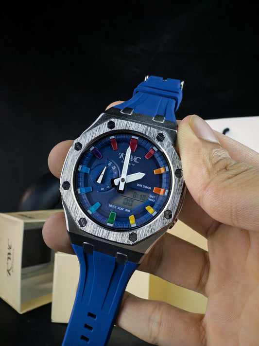 KWC K-501 | SILVER CASE BLUE DIAL